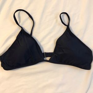 Basic Navy Blue Swim Top
